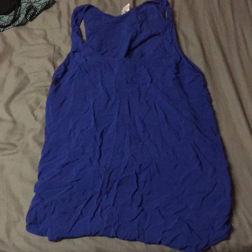 Blue tank top